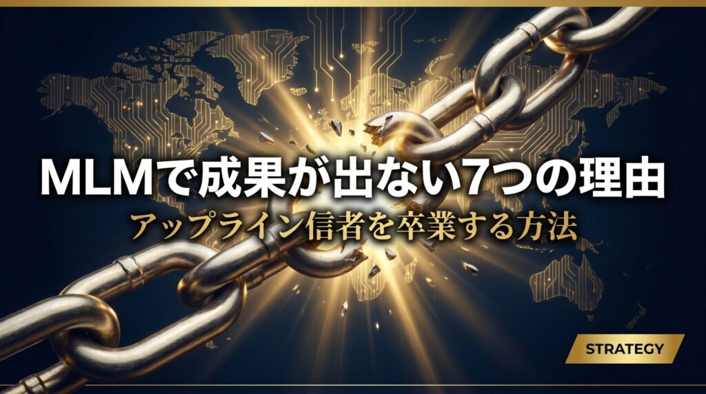 MLMで成果が出ない7つの構造的理由｜経営者が解説する失敗パターン 2026年最新